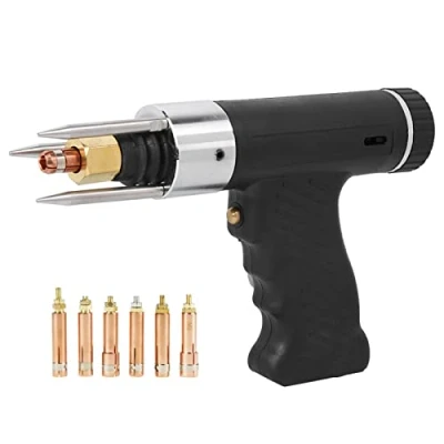 Image de Pistolet à Souder pour Chalumeau Goujon de Décharge Condensateur (CD) + 6 pièces M3 M10 Collet Torche Soudage