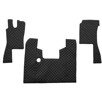 Image de F CORE FL18 BLACK Ensemble de tapis sol Similicuir avant 3 noir