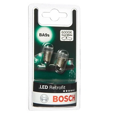 Image de Bosch T4W LED Retrofit lampes auto 12 V 1 W BA9s 2 ampoules