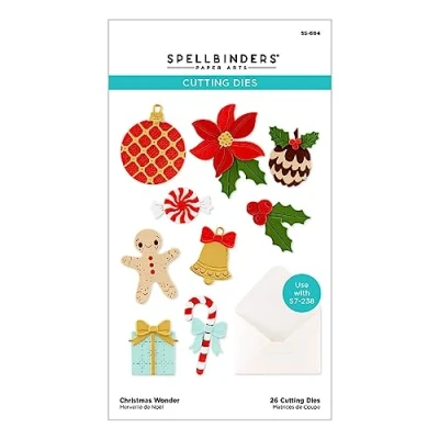 Image de Spellbinders Matrices de découpe gravées Christmas Wonder la collection Envelope of