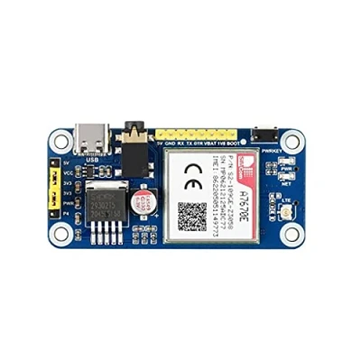 Image de A7670E LTE Cat 1 Hat for Raspberry Pi, Multi Band Support, 2G GSM/GPRS, Enabling / Communication &amp; LBS Positioning