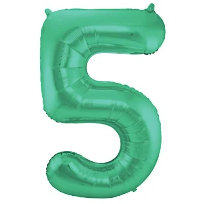 Image de Feuille de ballon 5 Matte Vert 86cm