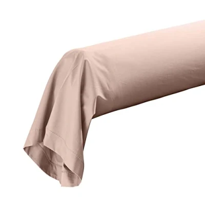 Image de douceur d&#039;intérieur, Taie de Traversin (85 x 185 cm) Percaline Nude, Percale Coton