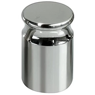 Image de Poids d&#039;étalonnage pour balances numériques 100 grammes chrome calibrer les balances, 500g, 1