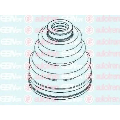 Image de AUTOFREN SEINSA D8521T Soufflet De Cardan 125 côté roue NISSAN: Qashqai / Qashqai+2 I, X Trail, RENAULT: Koleos I