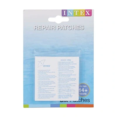 Image de Intex 59631NP Pool reparatiepleisters 6 stuks transparant 19 x 15 13 cm,transparant