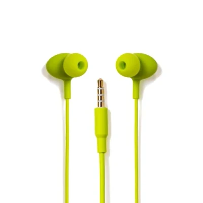 Image de TELLUR Basic Gamma Écouteurs Intra Auriculaires filaires, Microphone intégré, Prise Jack 3,5 mm, léger, appels Mains Libres et Musique (Vert)
