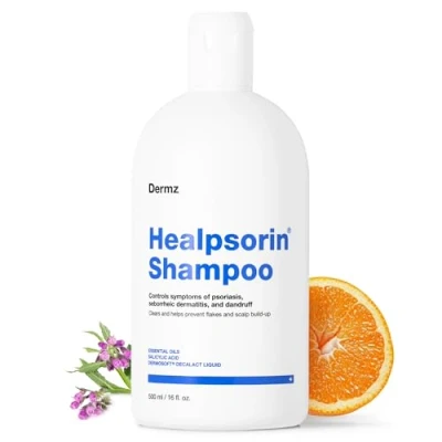 Image de Shampooing Healpsorin 500 ml pour le traitement du psoriasis, avec d’acide salicylique &amp; 1% de Dermosoft® Decalat