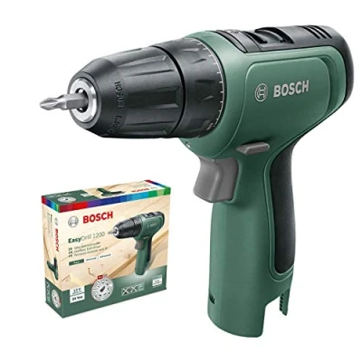Image de Bosch Home and Garden 06039D3000 Perceuse sans Fil EasyDrill 1200 (sans Batterie, Système 12 V, dans une Boîte) Vert
