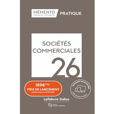 Image de Mémento Sociétés commerciales 2026