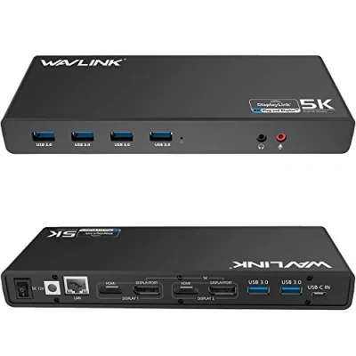 Image de Station d&#039;accueil replicateur de port support Wavlink WL UG69DK1 EU