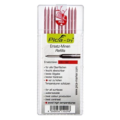 Image de PICA 4031P Estuche 10 Minas Dry Rojo