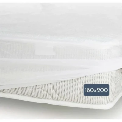 Image de PROTEGE MATELAS MOLLETON 100% COTON 180X200+25cm