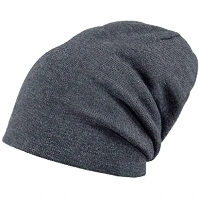 Image de Barts Eclipse Beanie Unisex Bonnet, Taille: One Size, Dark heather