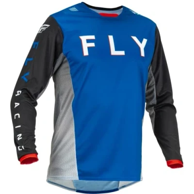Image de Fly Racing Jersey MX, Bleu, m Hommes