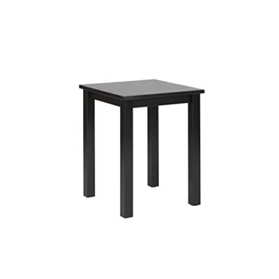 Image de Inter Link Table d&#039;appoint en Bois Petite pin Massif avec veinure Naturelle comme Basse, de Salon 45 x 55 cm Noir