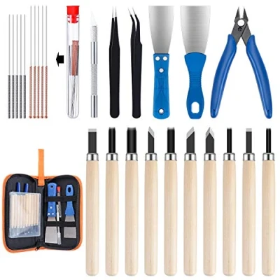 Image de WiMas Kit d&#039;outils pour imprimante 3D 31 pièces avec sac de rangement, le nettoyage, l&#039;enlèvement d&#039;impression, la finition et l&#039;imprimante