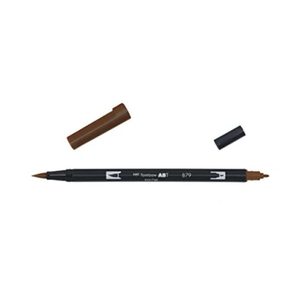 Image de Tombow ABT 879 1P Feutre pinceau à deux pointes marron