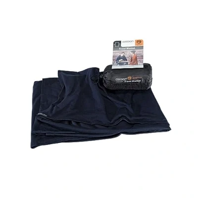 Image de Cocoon Travel Blanket Article de Voyage Merino Wool/Silk Bleu 2016 Couverture