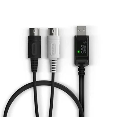 Image de CME U2MIDI Pro Interface MIDI USB professionnelle Câble 1 in out to 2m Adaptateur Plug &amp; Play pour ordinateur/portable/PC compatible avec Windows/Mac
