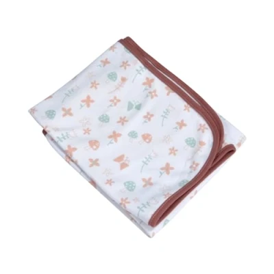 Image de Bébé Douceur, Couverture 100% Coton 75 x cm Foret