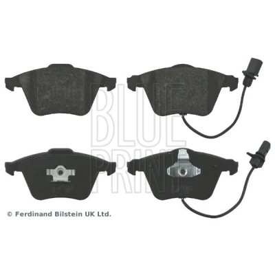 Image de BLUE PRINT ADV184230 Jeu de plaquettes frein Essieu Avant contact signal d&#039;usure inclus avec clip piston AUDI: A6 C6 Avant, A4 B7