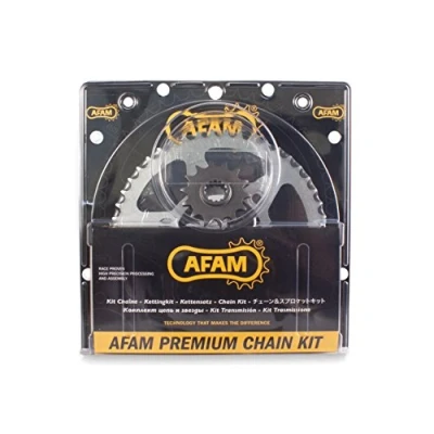 Image de Kit chaîne moto Afam Rieju 50 Rs2 Matrix 2002+2003 420 13X47 (55 90.5 8.5)