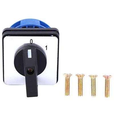 Image de Mumisuto Interrupteur Rotatif universel, Commutateur de Transfert, AC 690 V 20A Universel à Came, Sélecteur Came Rotatif, 2 Positions