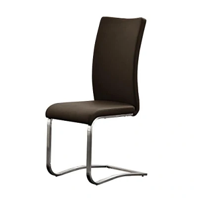 Image de Schwinger Arco Ensemble de 2 Cadre: acier inoxydable Couverture: brun cuir artificiel Dimensions L / H P: environ 43x103x52 cm