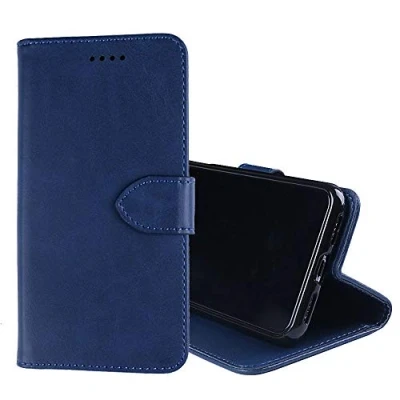 Image de NEKOYA Coque Wiko View 2,Etui Design Minimaliste,Coque Pochette Portefeuille Fentes pour Cartes Fermeture Aimantée,Housse en Cuir Fonction Stand 2
