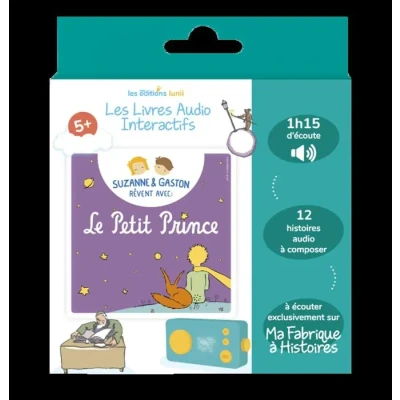 Image de Lunii Coffret Suzanne et Gaston rêvent avec Le Petit Prince Livre Audio interactif dès 5 Ans à écouter sur Ma Fabrique Histoires