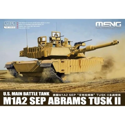 Image de Meng Model 1:72 US MBT M1a2 SEP Abrams TUSK II