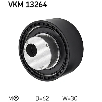 Image de SKF VKM 13264 Poulie tendeur, courroie crantée PEUGEOT: 406 Berline, 607 Coupe, CITROËN: Jumpy I MPV, Jumper Van, Van