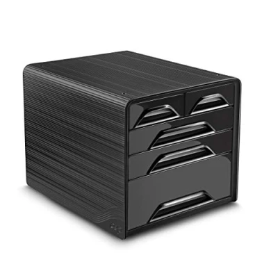 Image de CEP 65882 Module de Classement Smoove 2 Petits Tiroirs + 3 Grands Panaches Polystyrene Anti choc Recyclable Bleu