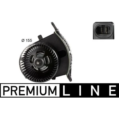 Image de MAHLE ORIGINAL AB 167 000P Pulseur d&#039;Air pour véhicules avec système de climatisation direction à droite/à gauche RENAULT: SCENIC 2