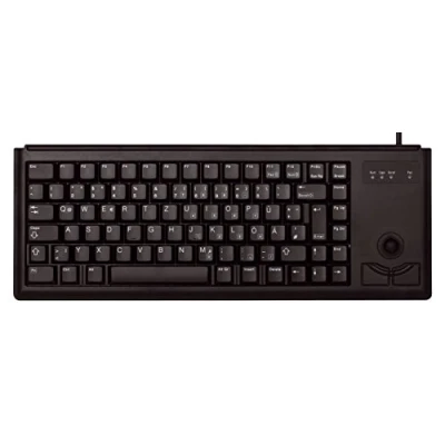 Image de CHERRY GENTIX DESKTOP, ensemble clavier et souris sans fil, Disposition pan nordique (QWERTY), marquage des touches durable, design ergonomique, alimenté par batterie, Noir