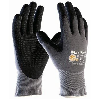 Image de 5 Paires de MaxiFlex Endurance Gants Travail enduits Nitrile, avec Picots Taille:XXL