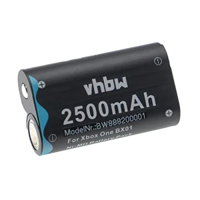 Image de vhbw Batterie Compatible avec Microsoft Xbox One, One Elite, S, X Manette de Jeu (2500mAh, 2,4V, NiMH)