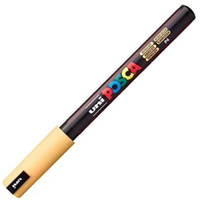 Image de Uni ball Marqueur Posca 181720 Pointe extra fine 0,7 mm Abricot