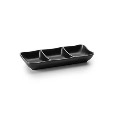 Image de Lacor 63380 source 3 sauce mélamine 19 x 8 cm Noir