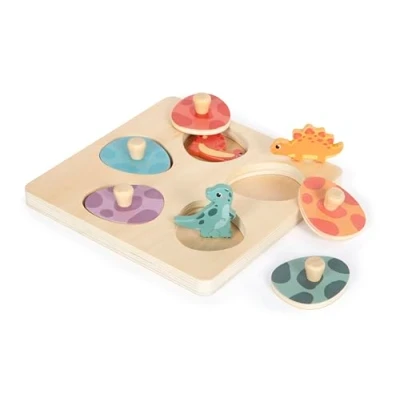 Image de Small Foot Poser et mémo « Dino », 6 pièces de Puzzle, à partir 12 Mois, 12649