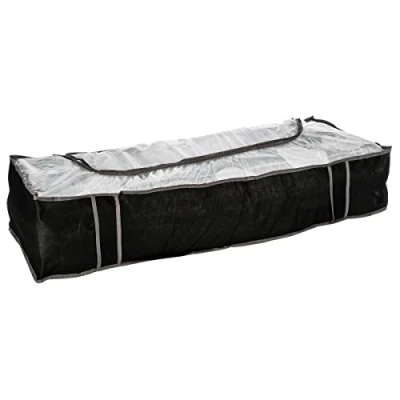 Image de Housse de rangement FIVE 106 x 45 20 cm Couleur Noir Multi usages Fenêtre transparente