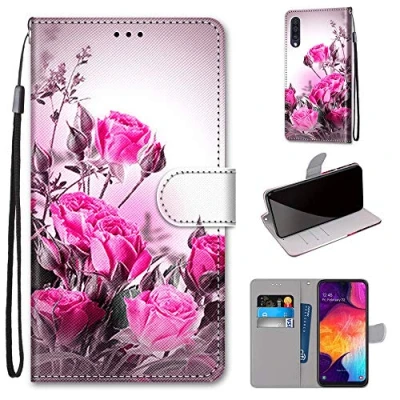 Image de DICASI Coque pour Samsung Galaxy A50, A30s, Etui Housse en Cuir de Protection Portefeuille Polyuréthane Magnétique A50 / A30s