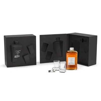 Image de NIKKA From the Barrel Coffret Silhouette 2024 2 Verres &amp; Pourer Blended Whisky 51,40% Alcool Origine : Japon Notes de Pêche Canelle 50 cl