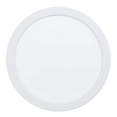 Image de Eglo Spot LED encastrable Fueva 6, lampe de plafond à encastrer, luminaire encastré en plastique blanc, éclairage blanc chaud froid, ∅ 21,6 cm