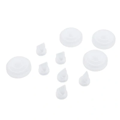 Image de Pièces de Tire lait M5 avec Valves à Bec Canard et Jeu Diaphragmes en Silicone, Rechange pour