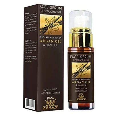 Image de Soin visage restructurant, a base d&#039;huile D&#039;Argan 100% Naturelle, Bio, et extrait de Vanille. Origine Maroc, 30 ml.