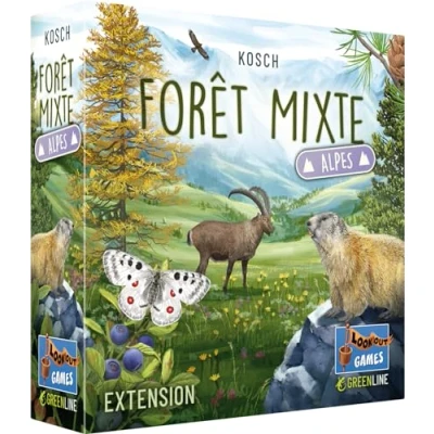 Image de Asmodee Lookout Games Forêt Mixte Extension : Alpine Jeux de société Cartes Famille et Enfant à partir 10 Ans Educatif Stratégique Version française