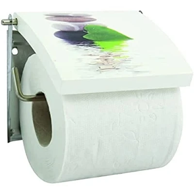 Image de Porte rouleau WC en MDF et inox Lingga de MSV