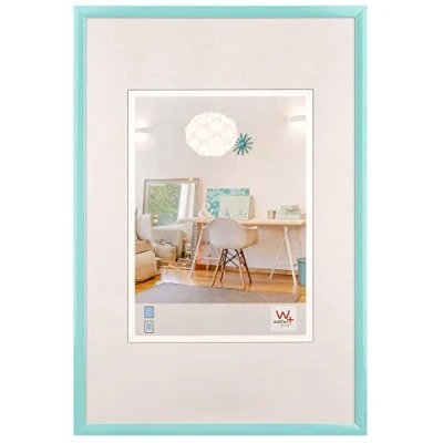 Image de walther design New Lifestyle KV824U Cadre Photo en Plastique, 18 x 24 cm, Turquoise